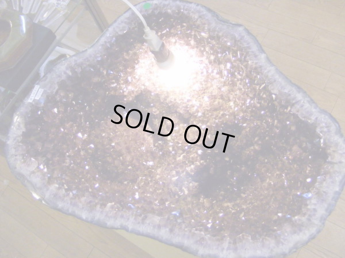 画像3: アメジスト晶洞テーブル大 (3)