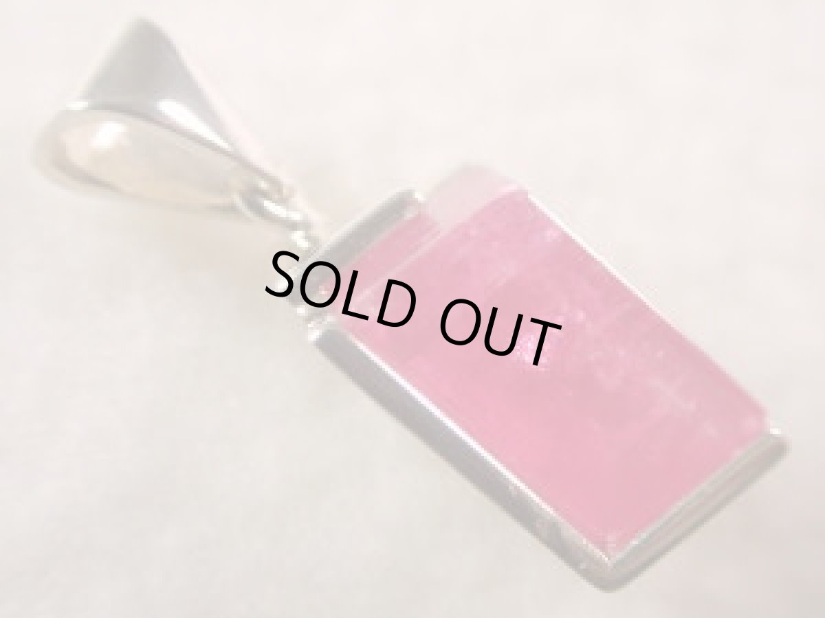 画像3: 925SVコロラド産ロードクロサイトペンダントＡ (3)