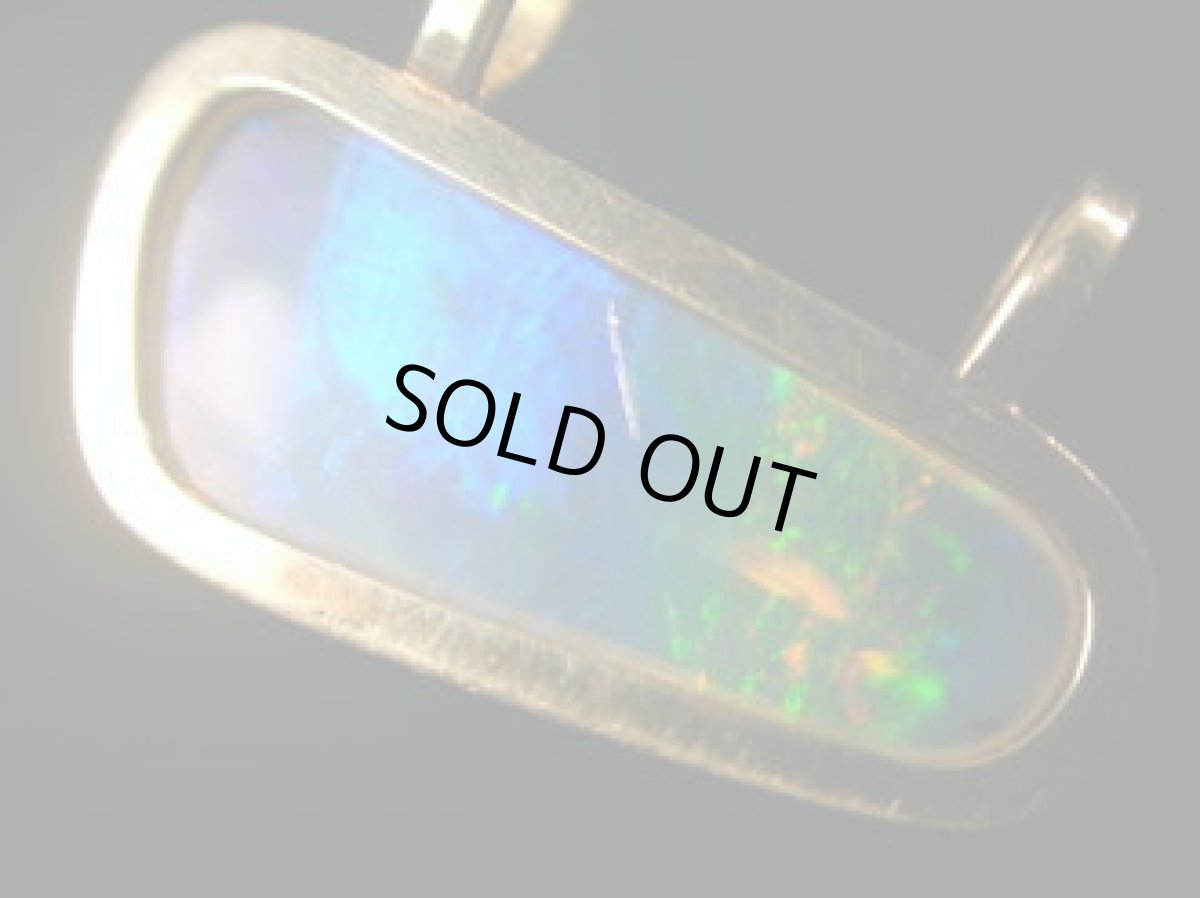 画像7: Ｋ18ヤワ産オパールペンダント (7)