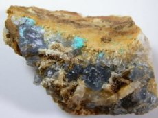 画像1: ニューメキシコ産蛍石／水亜鉛銅鉱Ｂ (1)
