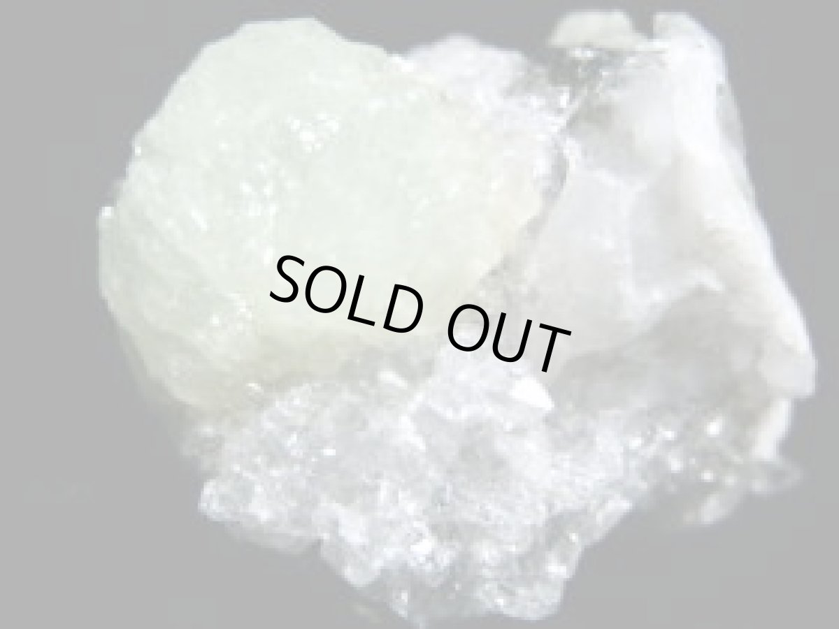 画像2: 中国産プレナイト／水晶Ａ (2)