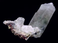 画像1: ペルー産水晶／緑泥石／赤鉄鉱Ｆ (1)