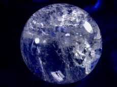 画像4: ブラジル産レインボー水晶球83ミリ (4)