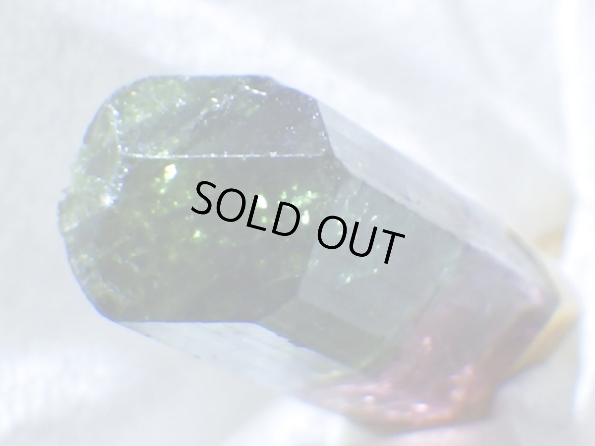 画像5: Ｋ10バイカラートルマリン結晶ペンダント (5)