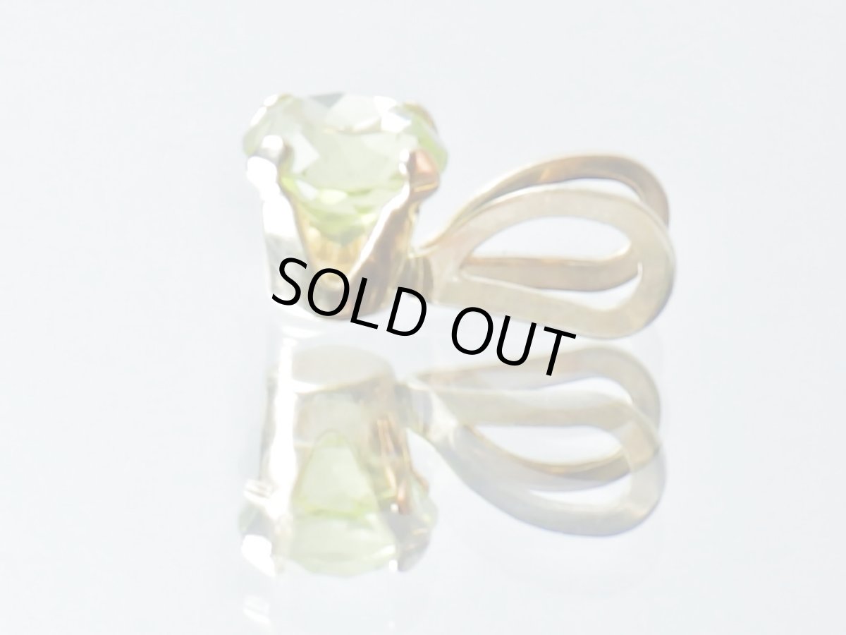 画像2: 10Kペリドットペンダント (2)