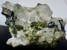 画像10: 福島県中津川産水晶／緑簾石 (10)