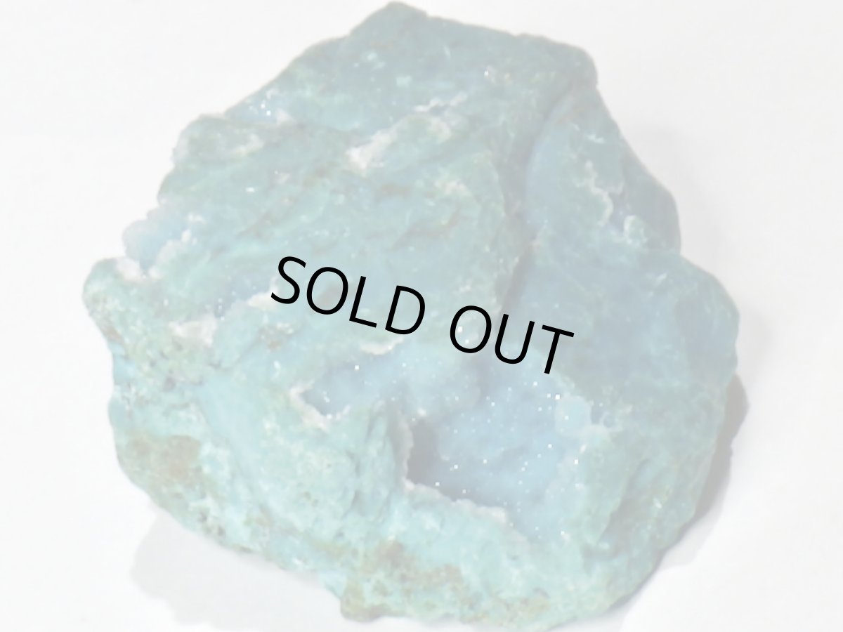 画像2: ペルー産クリソコラ／水晶Ｈ (2)