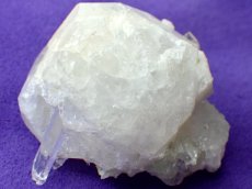 画像2: 中国産方沸石／水晶/葡萄石Ａ (2)