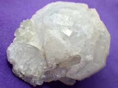 画像1: 中国産方沸石／水晶/葡萄石Ａ (1)