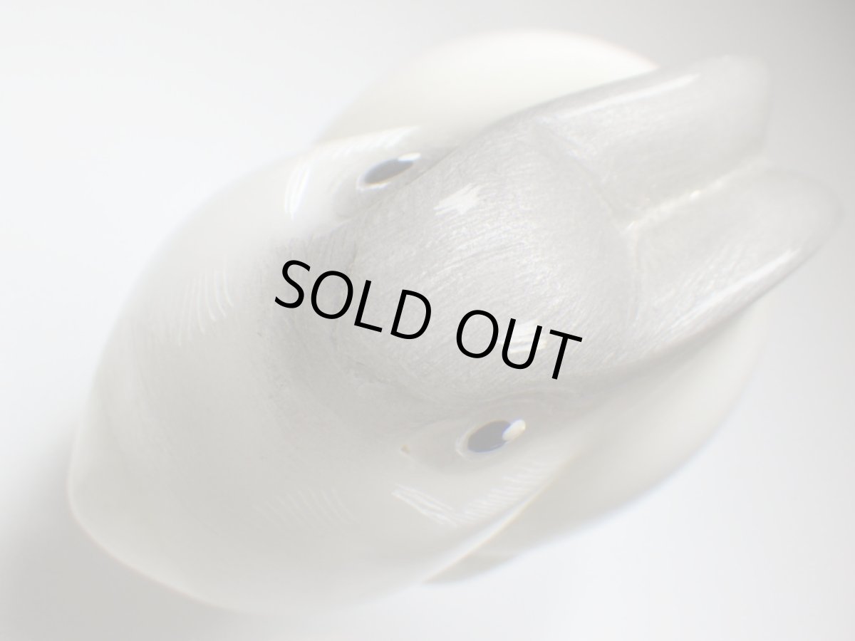 画像3: ホワイトオニキスうさぎ (3)