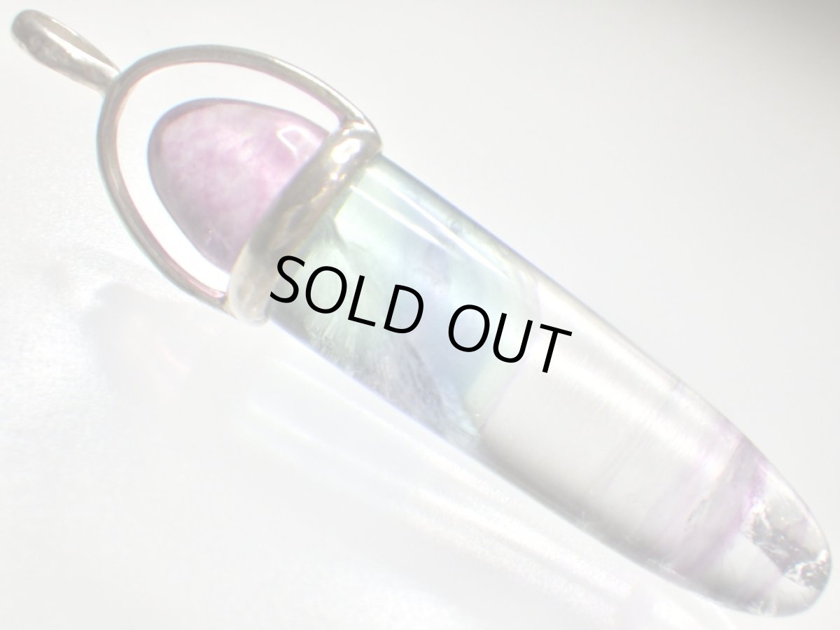 画像2: 925SVフローライトペンダントＤ (2)