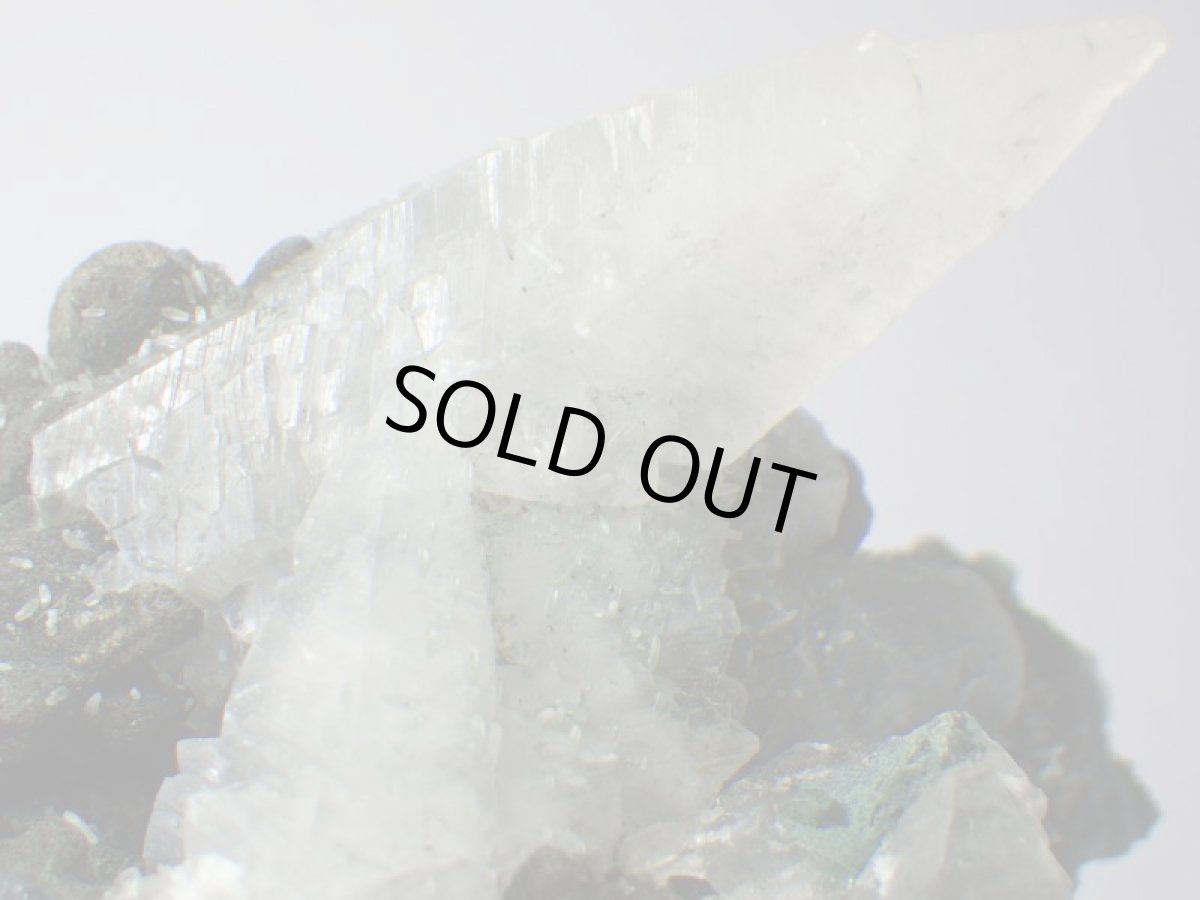 画像5: ブラジル産犬牙状カルサイト／フラワーアメジストＥ (5)