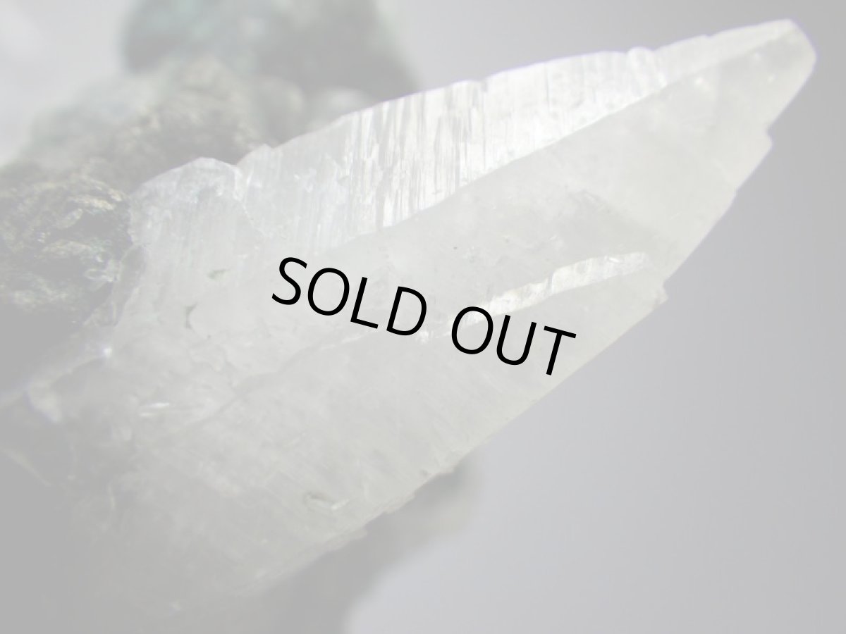 画像2: ブラジル産犬牙状カルサイト／フラワーアメジストＥ (2)