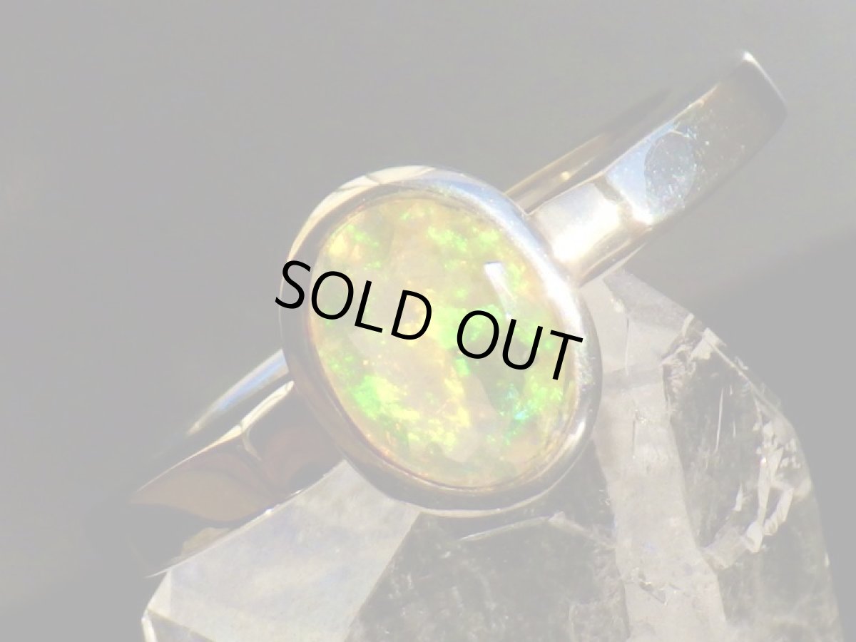 画像2: 925SVエチオピアオパールリングＢ (2)