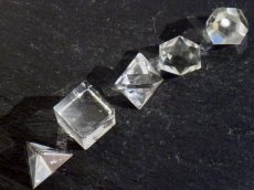画像1: 水晶製プラトン立体Ｂ (1)