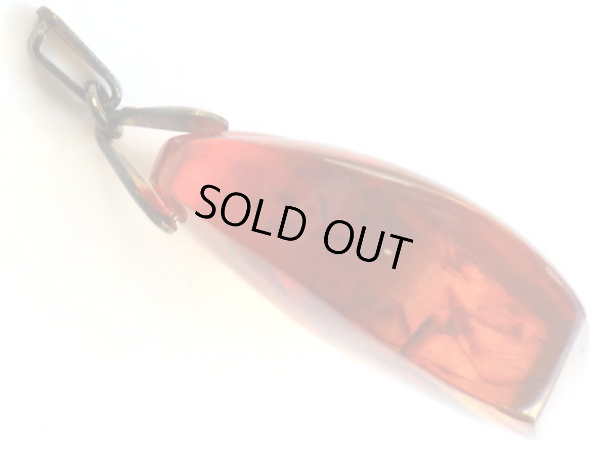 画像5: 875SVバルティックアンバーヴィンテージペンダントＢ (5)