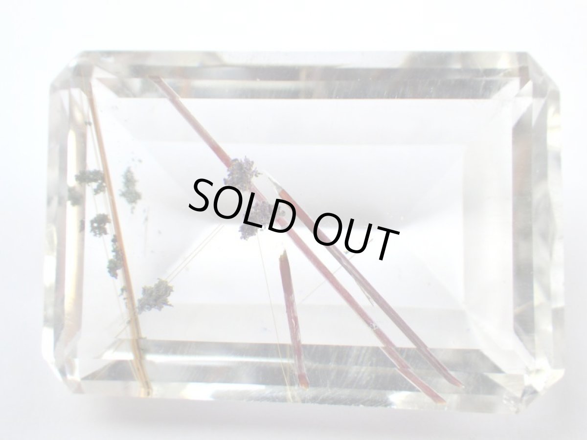 画像2: レッドルチルクォーツカットＢ　57.9ct (2)