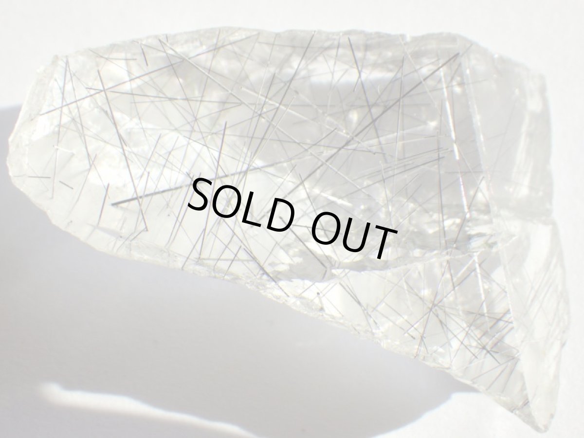 画像2: ショールトルマリン／水晶一面研磨Ｂ (2)