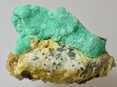 画像1: 水亜鉛銅鉱／水晶Ｂ (1)