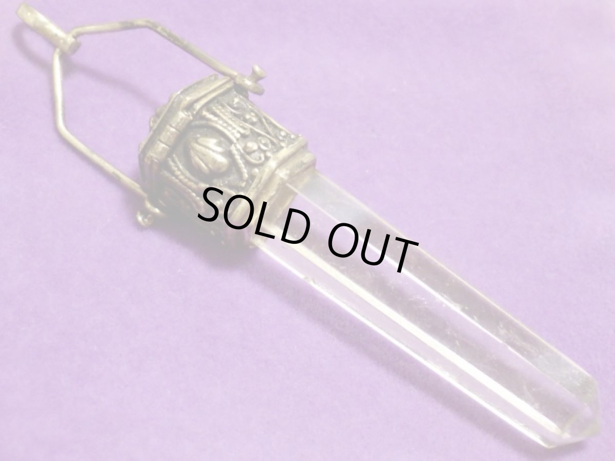 画像5: 925SV水晶ロケットペンダント (5)