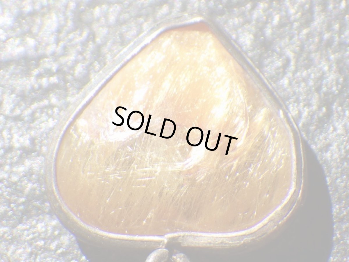 画像4: 925SVゴールデンルチルクォーツペンダントＡ (4)