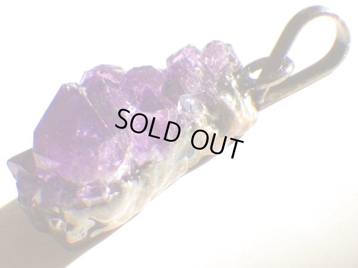 画像2: アメシストクラスターペンダントＣ (2)