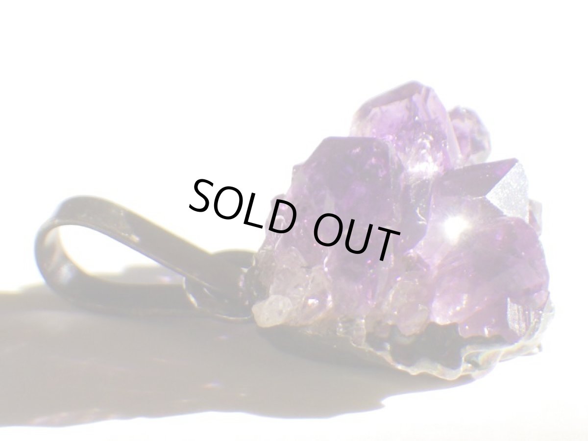 画像2: アメシストクラスターペンダントＡ (2)