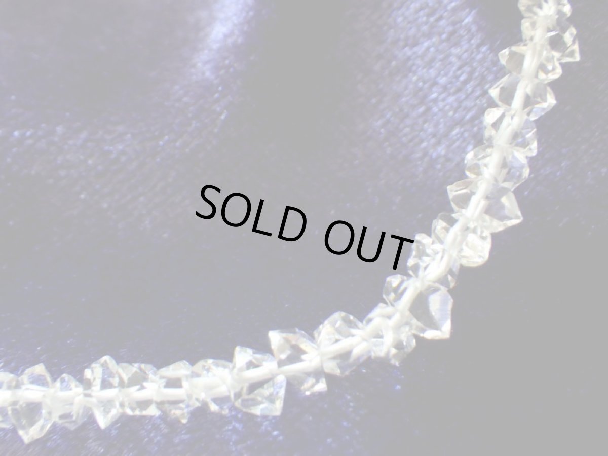 画像2: K14GFハーキマーダイヤモンドネックレス (2)