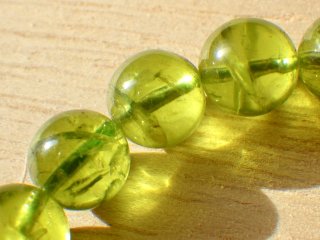 希少 高品質 Peridot ペリドット 橄欖石 ブレスレット約9.5mm