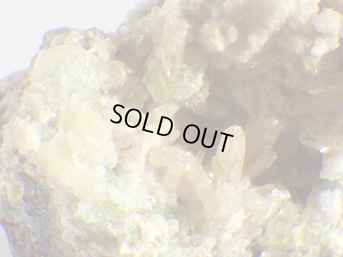 画像1: ツメブ産ミメタイト／水晶Ａ (1)