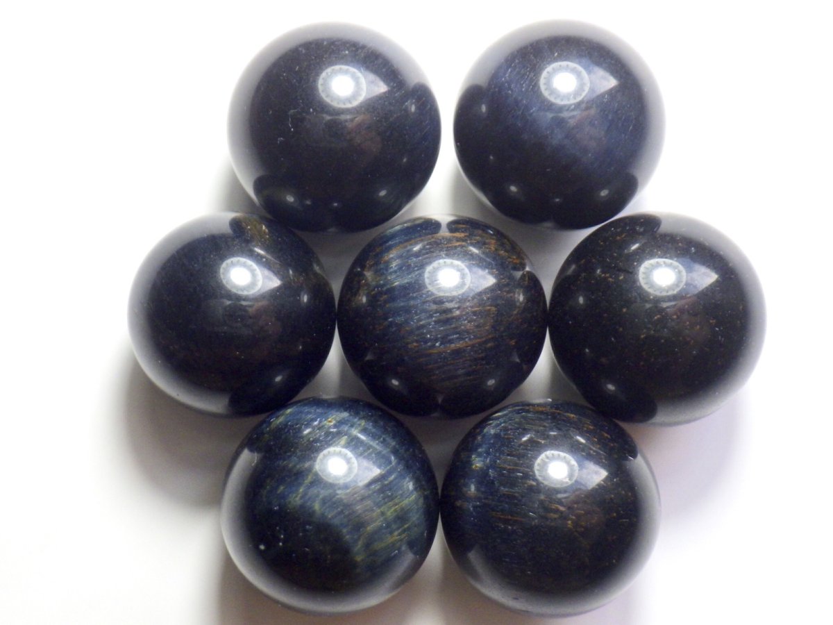 画像2: ブルータイガーアイ丸玉15mm (2)