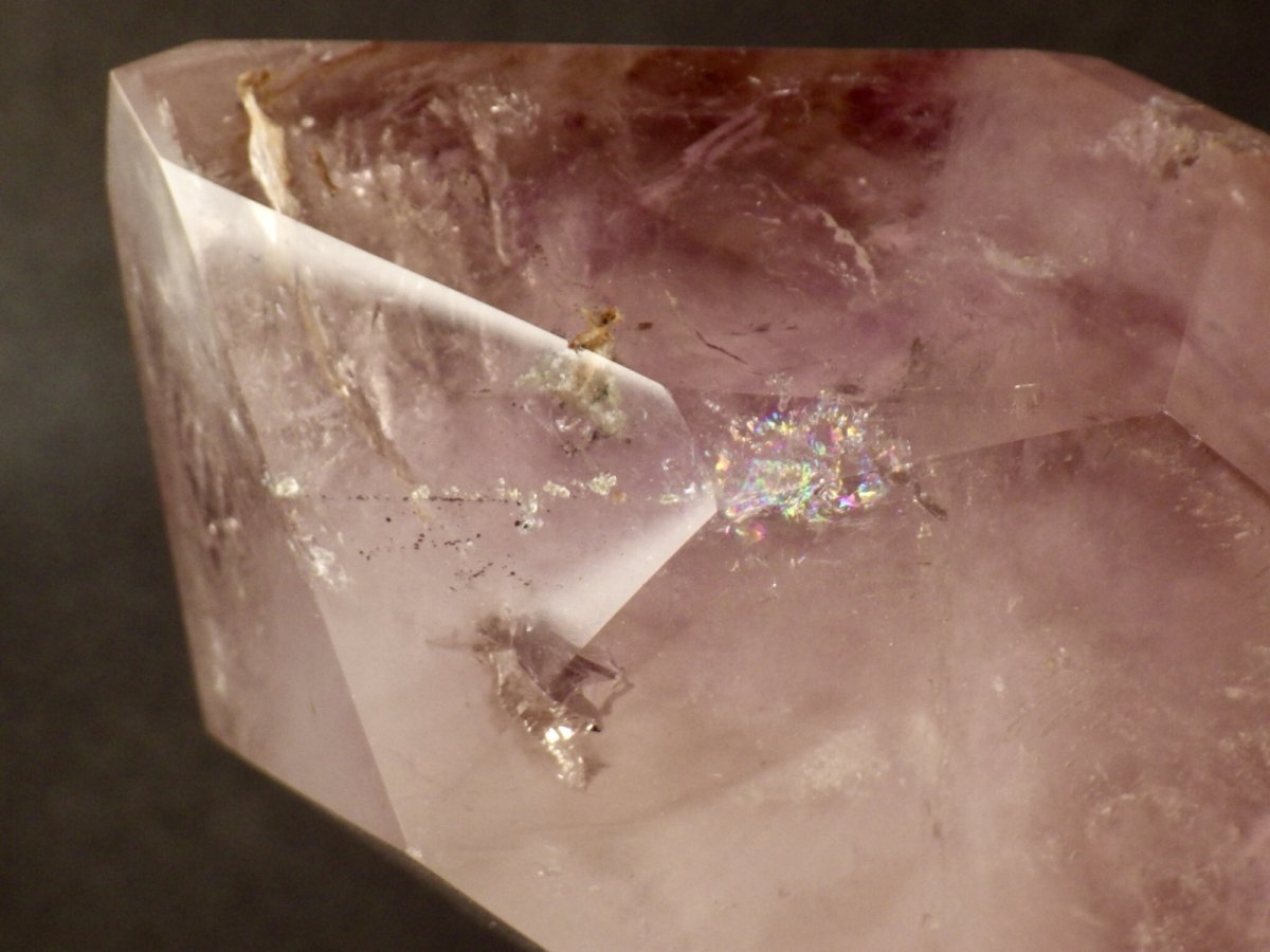 画像16: マダガスカル産水入り両頭アメシストポリッシュ (16)