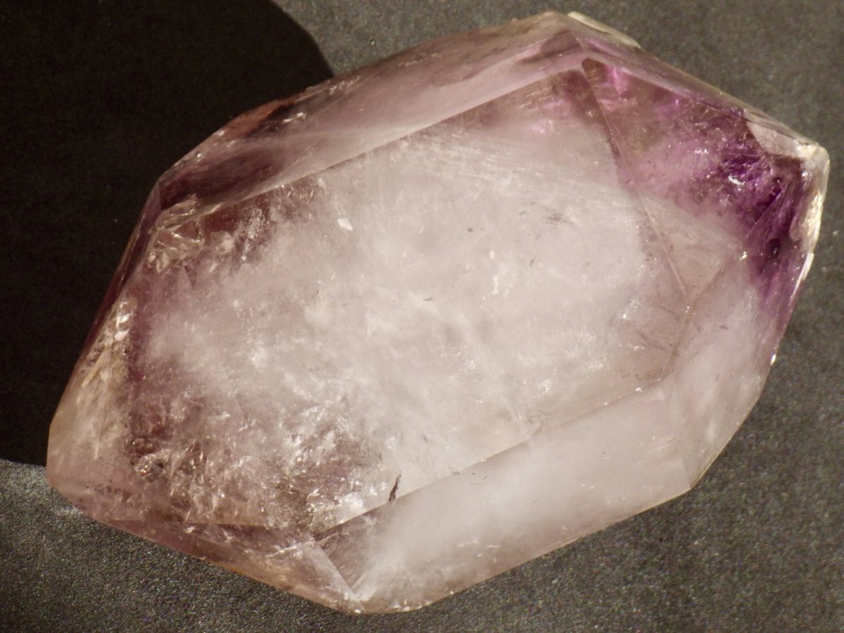 画像10: マダガスカル産水入り両頭アメシストポリッシュ (10)