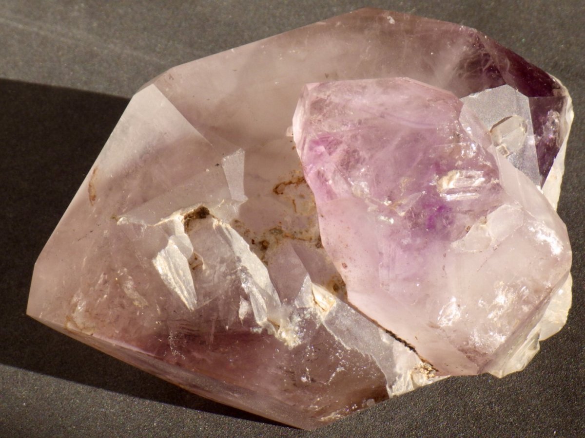 画像7: マダガスカル産水入り両頭アメシストポリッシュ (7)