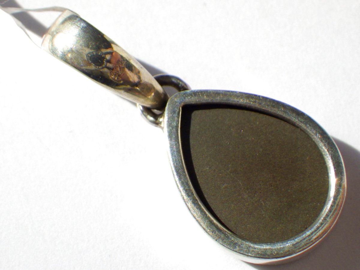 画像4: 925SVアンモライトペンダントＤ (4)