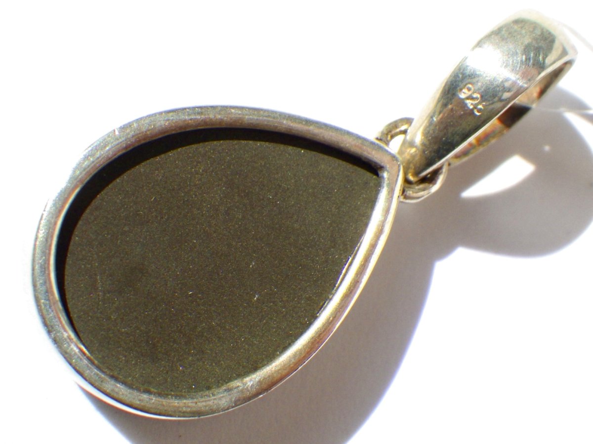 画像4: 925SVアンモライトペンダントＢ (4)