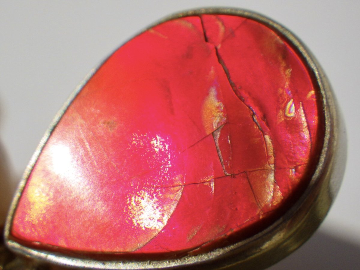 画像3: 925SVアンモライトペンダントＡ (3)