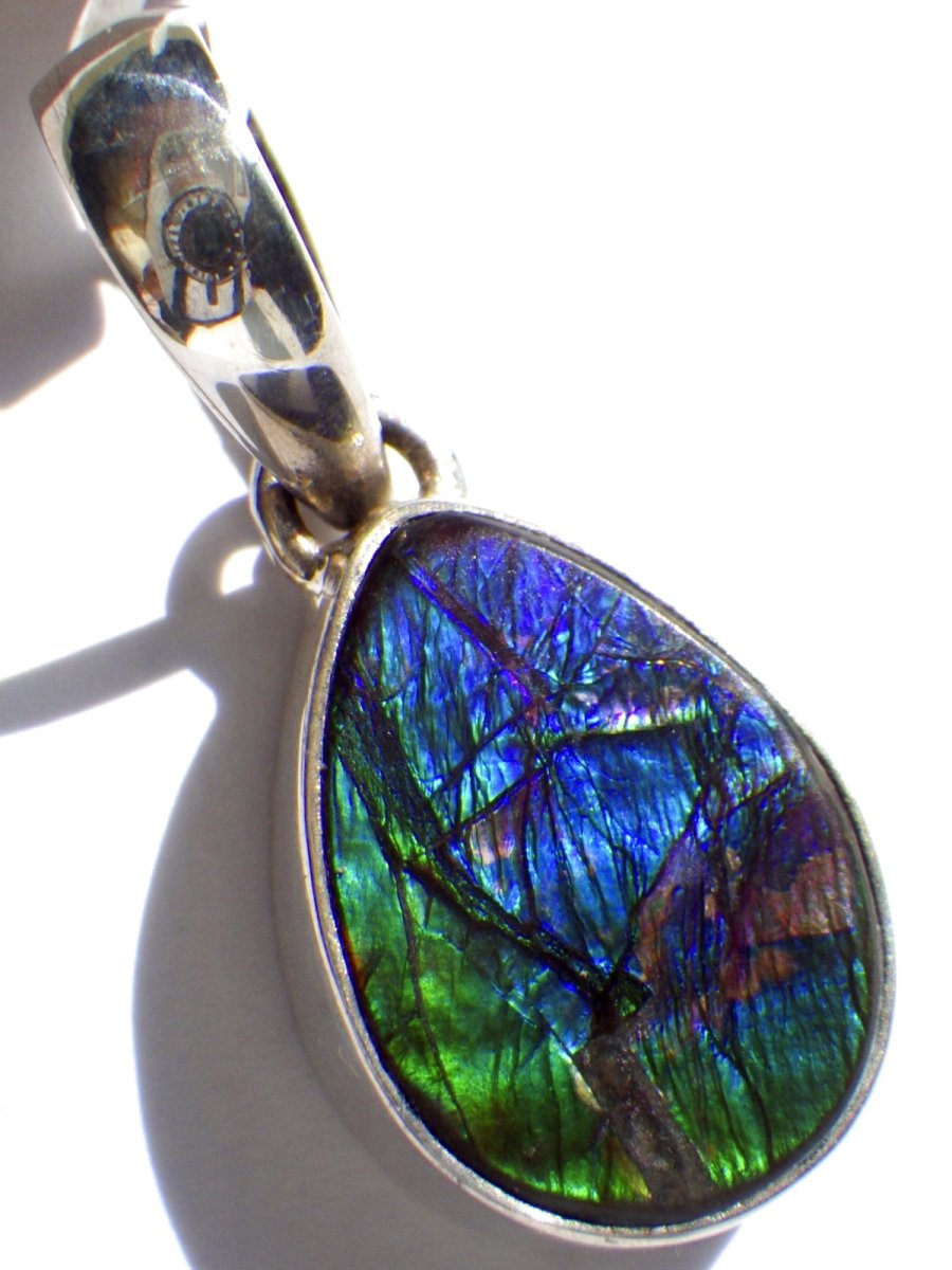 画像3: 925SVアンモライトペンダントＤ (3)