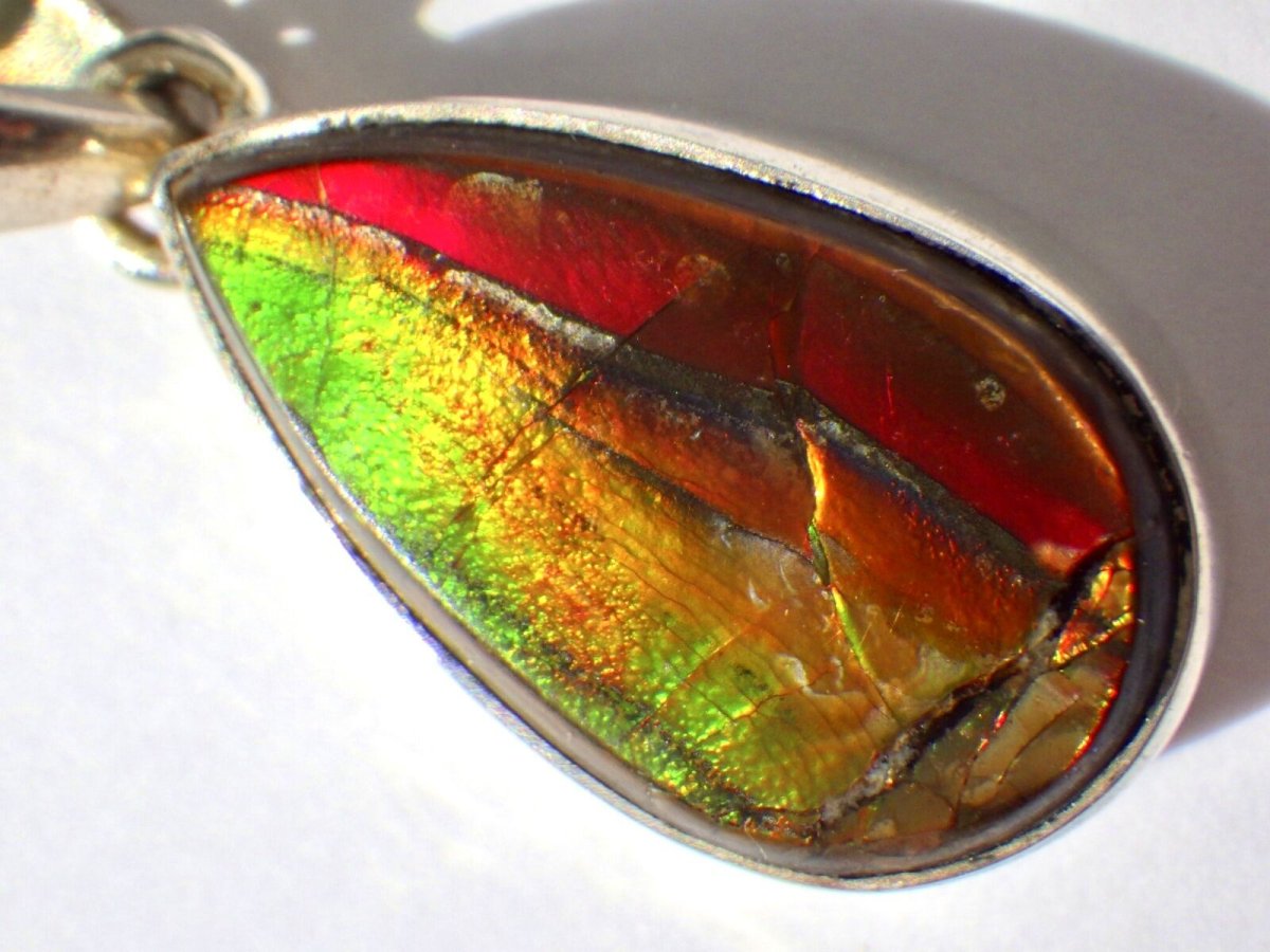 画像3: 925SVアンモライトペンダントＣ (3)