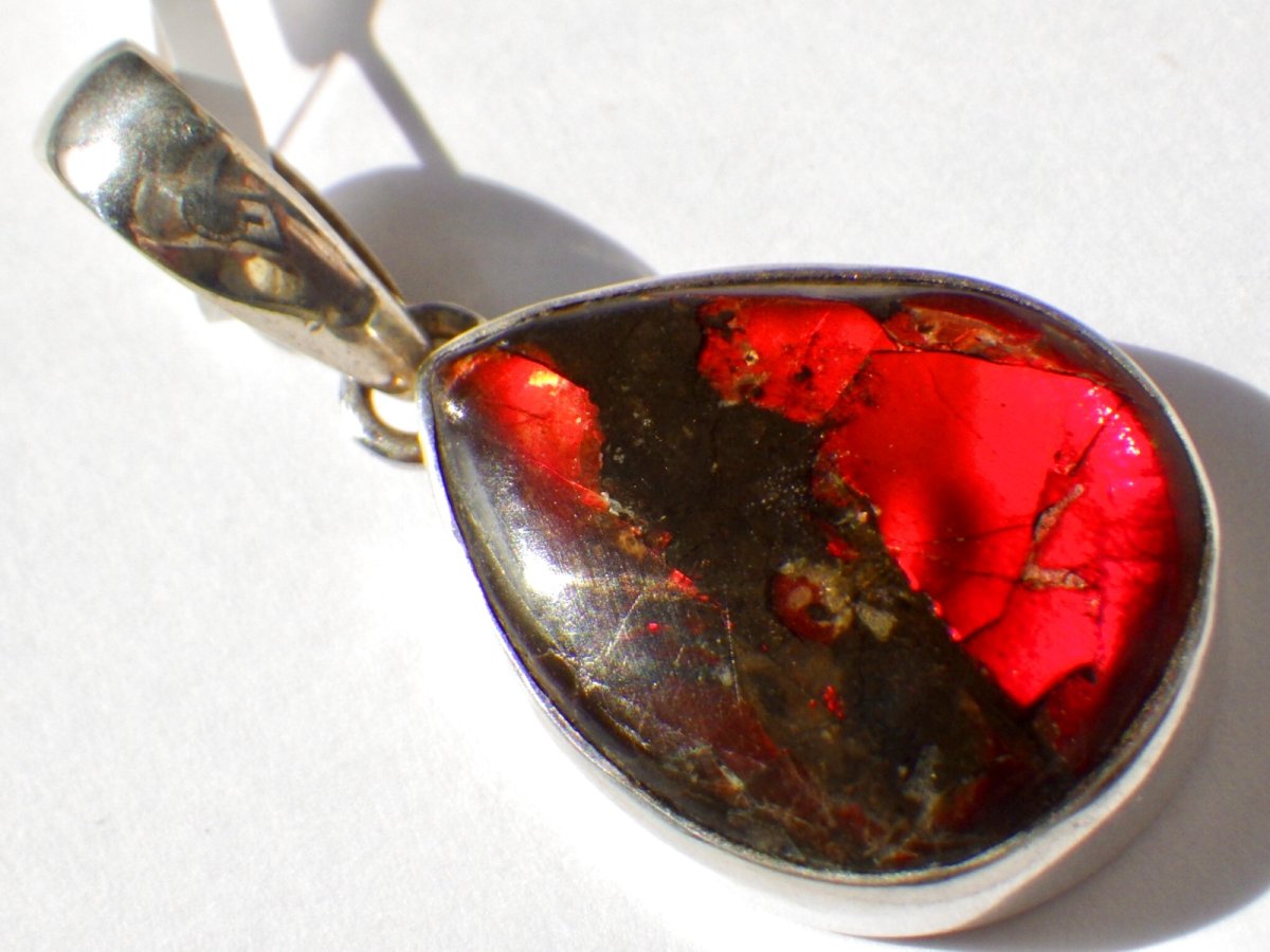 画像2: 925SVアンモライトペンダントＢ (2)