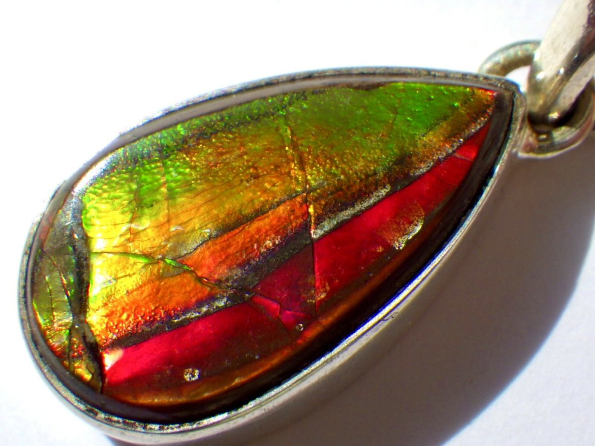 画像2: 925SVアンモライトペンダントＣ (2)