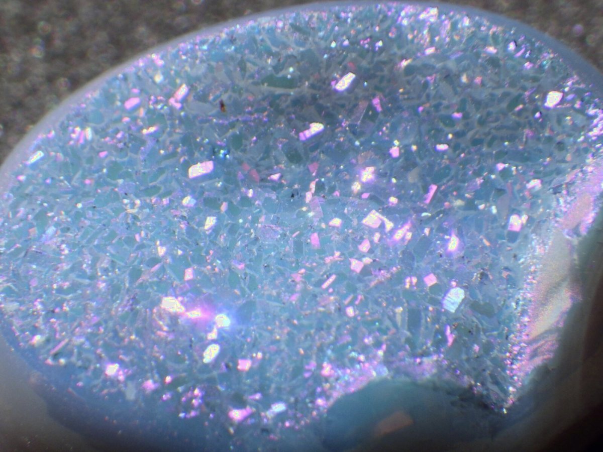 画像1: アクアオーラドゥルージーアゲートカボ　18.2ct (1)