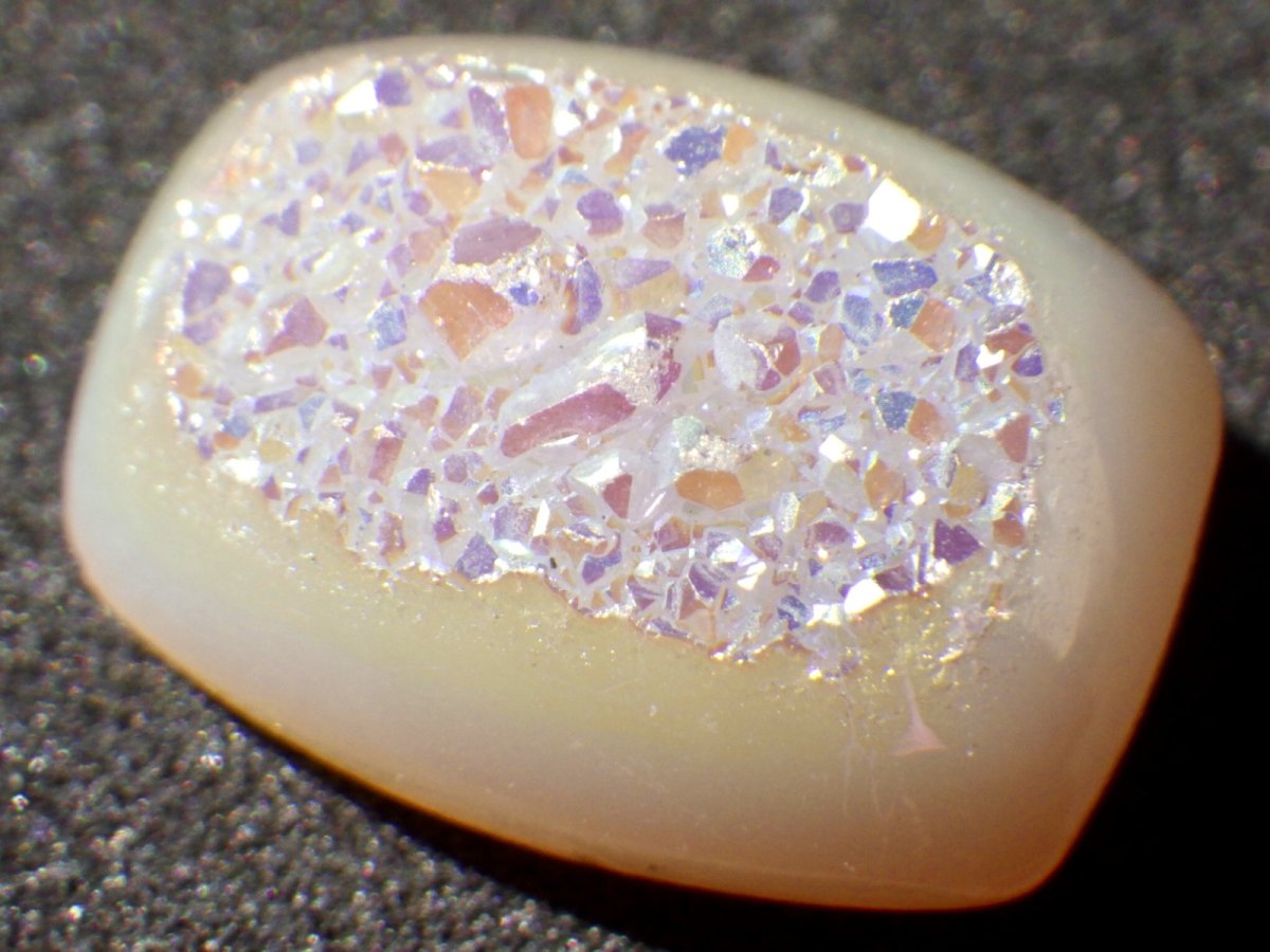 画像2: オーロラドゥルージーアゲートカボ　7.0ct (2)