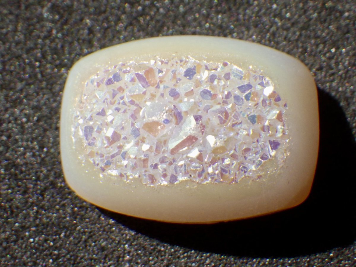画像1: オーロラドゥルージーアゲートカボ　7.0ct (1)