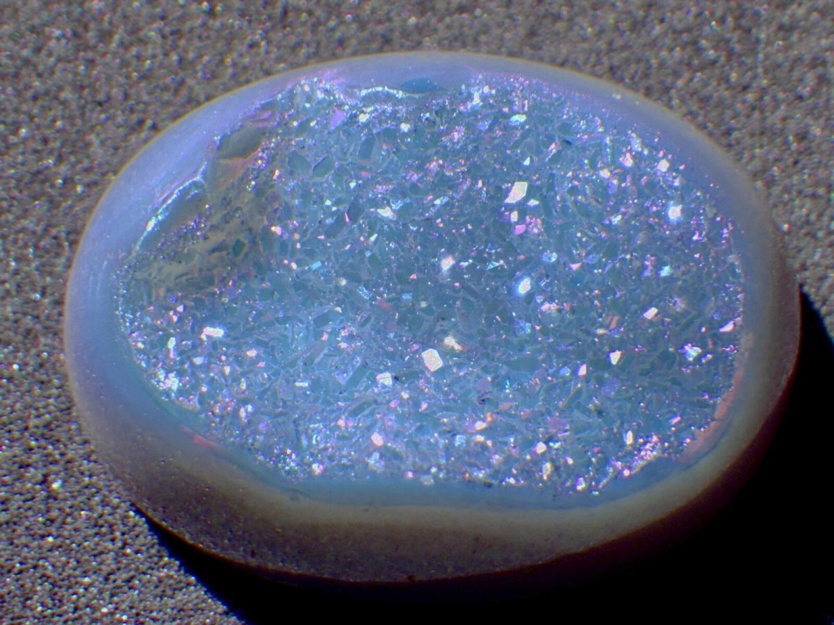 画像2: アクアオーラドゥルージーアゲートカボ　18.2ct (2)