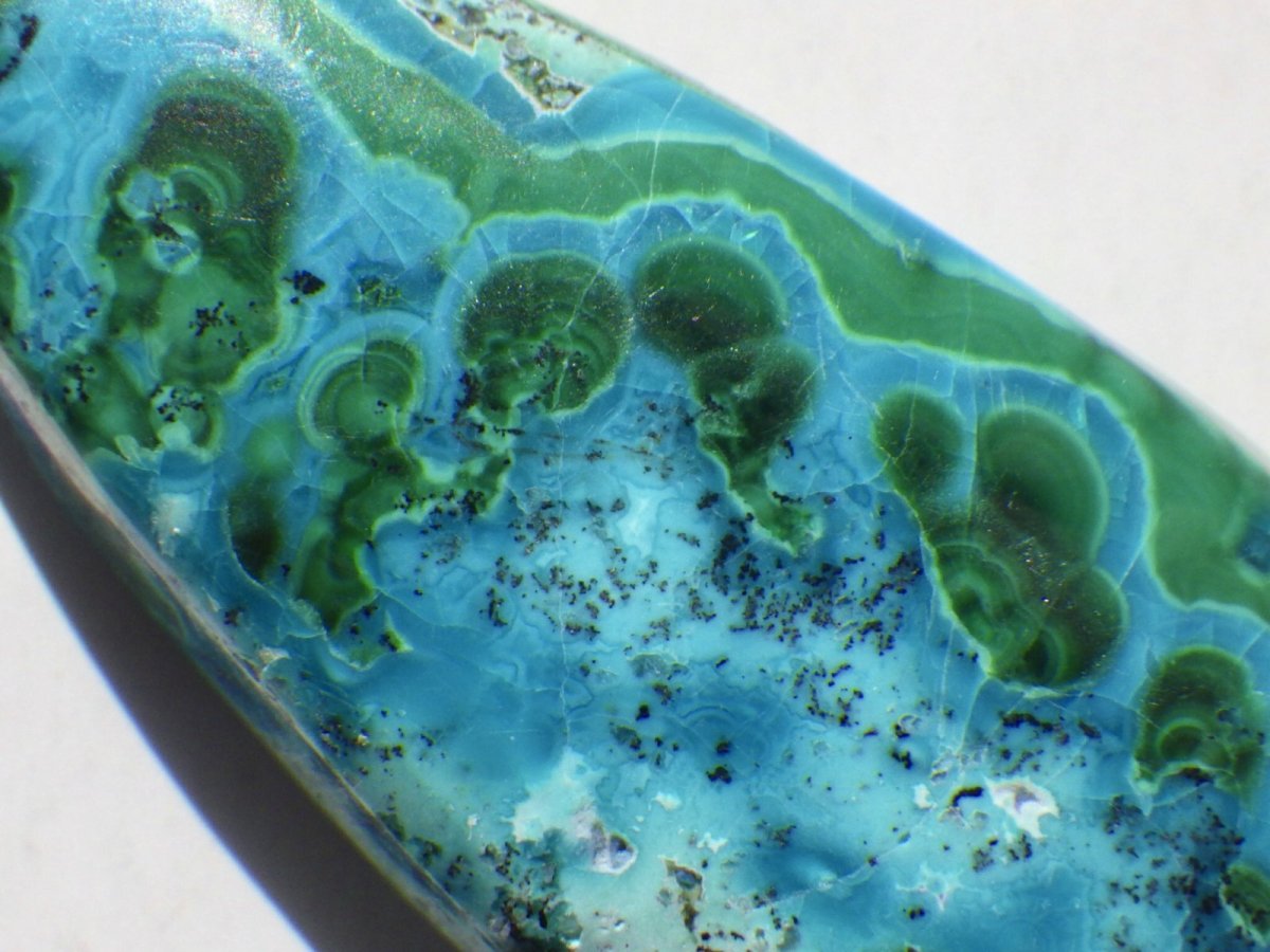 画像4: クリソマラカイトカボＤ　20.9ct (4)