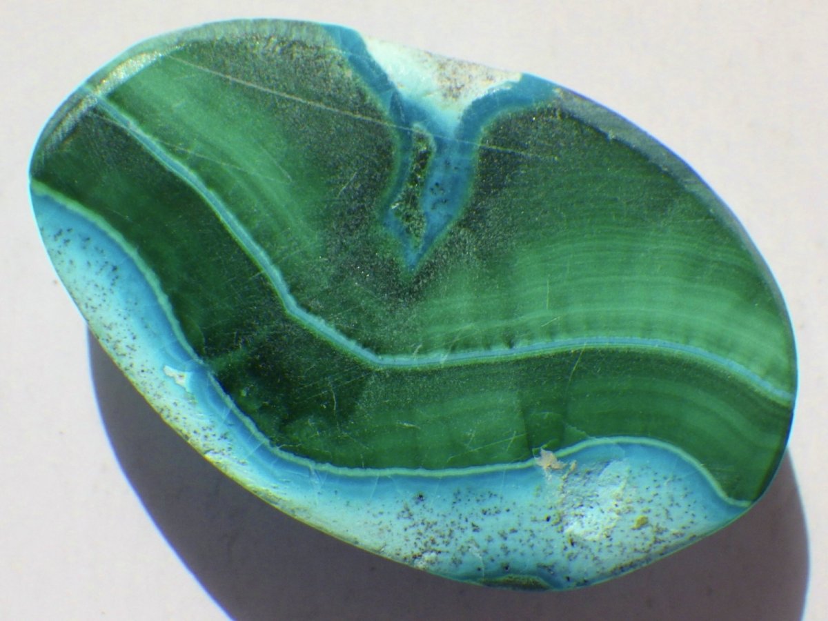 画像3: クリソマラカイトカボＣ　21.7ct (3)