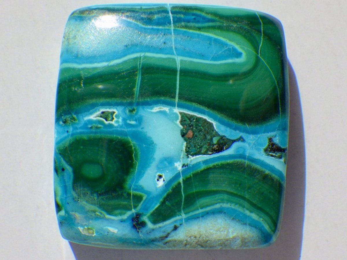 画像1: クリソマラカイトカボＥ　35.8ct (1)