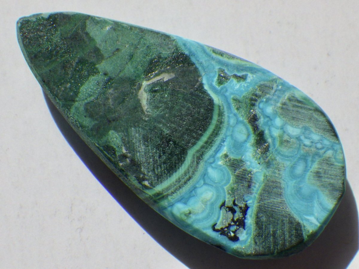 画像3: クリソマラカイトカボＢ　12.4ct (3)