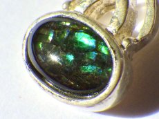 画像2: 925SVアンモライトミニペンダントＡ (2)